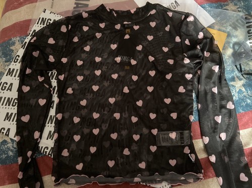 Buy Minga London Heart Crush Mesh Top 