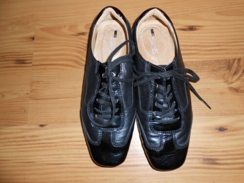 ROCKPORT SIGNATURE SERIE LADIES BLK PATENT/LEATHER FLATS SIZE 4 IMMACULATE 611-3 - Picture 1 of 10