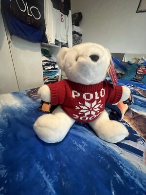 New Ralph Lauren (Polo 2000 Knitwear) Teddy Bear | eBay UK