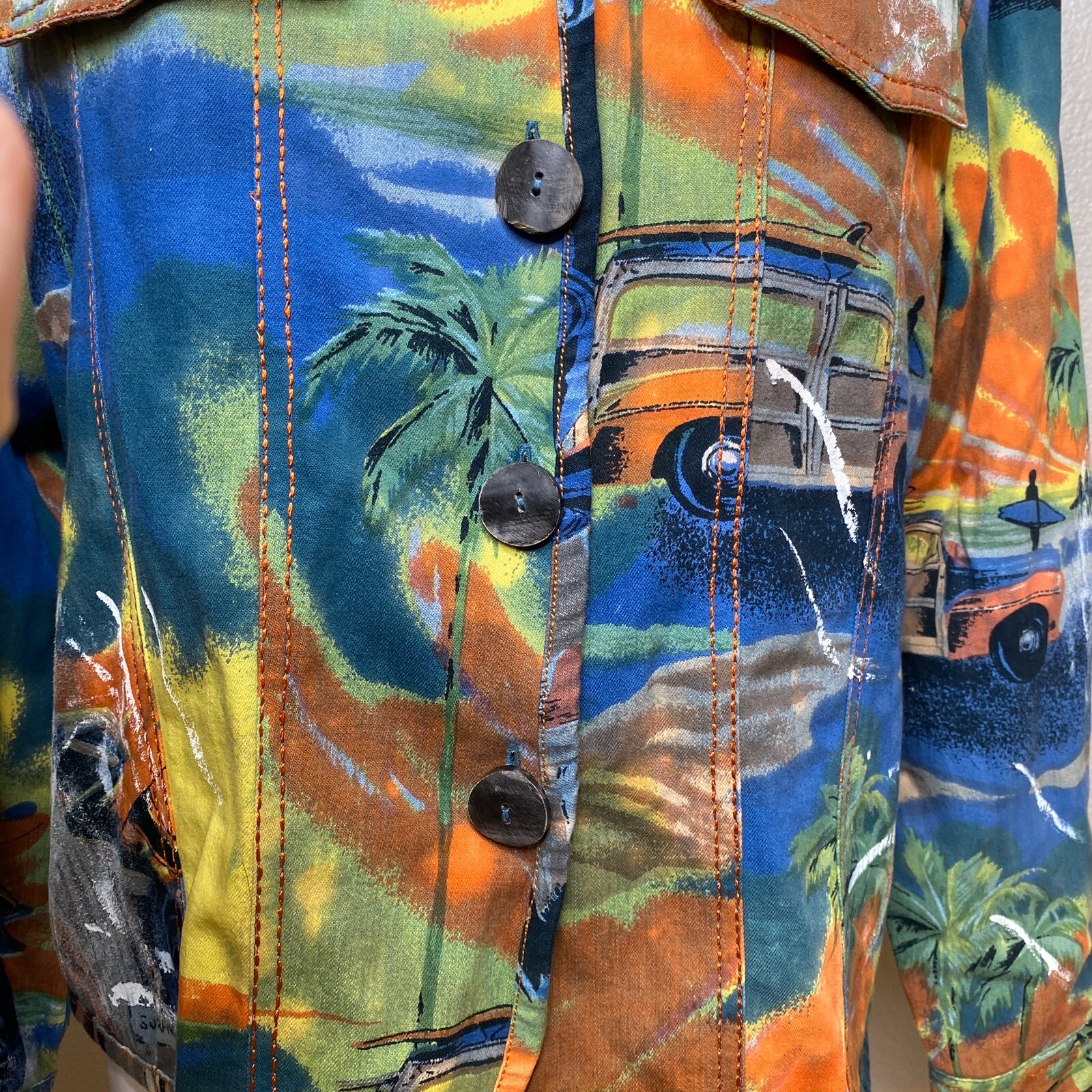 SANDY STARKMAN Small Jacket Multicolor California… - image 5