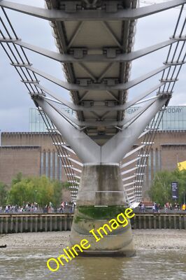 Photo 6x4 London : City of London - River Thames & Millennium Bridge Unde c2014