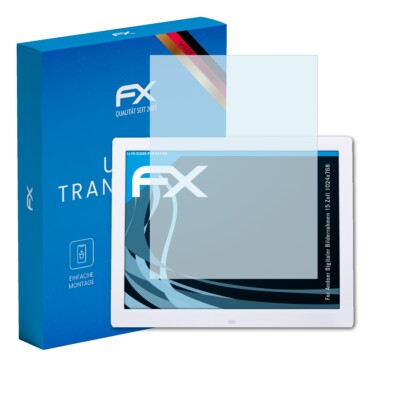 atFoliX Schutzfolie für Andoer Digitaler Bilderrahmen 15 Zoll 1024x768 klar