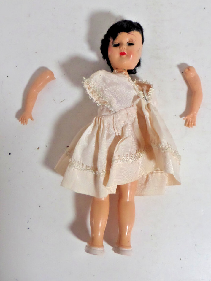 old doll 7" tall vintage