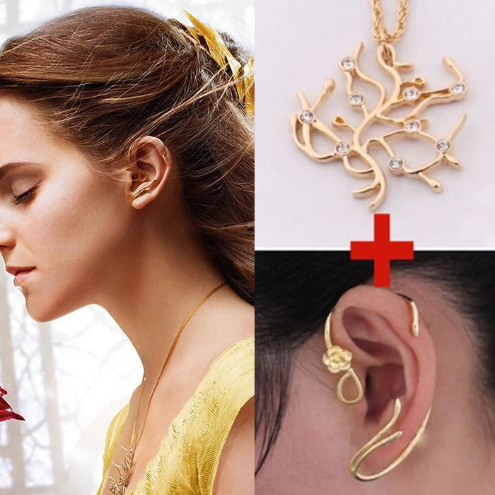 Belle earrings beauty 2024 and the beast
