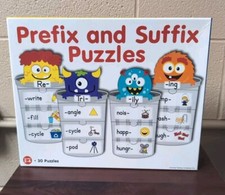 NEW Prefix And Suffix Puzzles By Oriental Trading Co. Grades 2-4