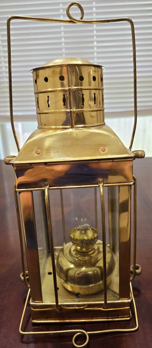 WWII ERA CARGO LIGHT BRASS LANTERN GREAT BRITAIN 1939 | eBay