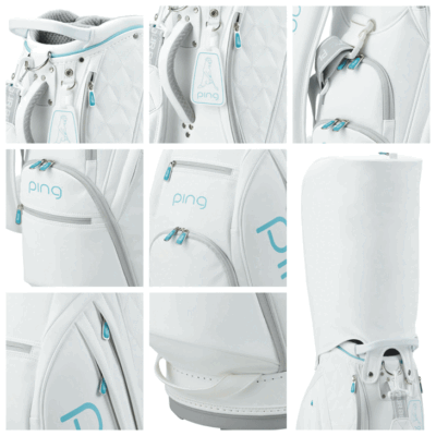 PING Golf Bag CB-L2302 Soft PU Type 9 Ladies 2023 Model PING Golf Bag CB-L2302 Soft PU Type 9 Ladies 2023 Model