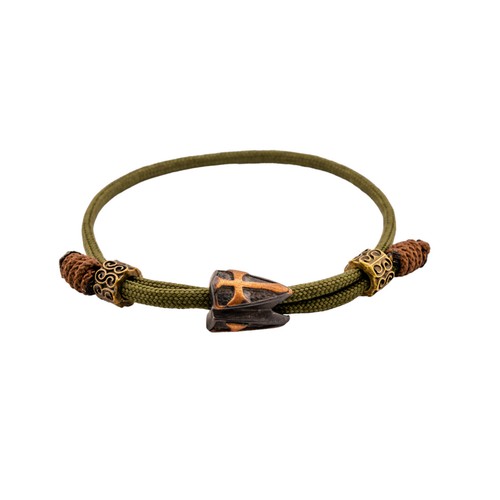 Crusader Warrior Bead Handcrafted Custom Paracord Adjustable Wrist Bracelet - Picture 2 of 31