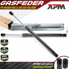 2x Gasfeder Heckklappe Dämpfer 418mm 530N für Mercedes-Benz SL R230 07-12 Cabrio