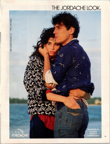Jordache Jeans The Look Blue Denim 80s 