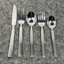 Pfaltzgraff Brighton 5 Piece Place Setting Stainless Flatware