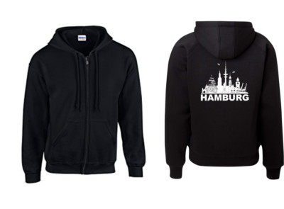 Kapuzenjacke - Hamburg ( Sprüche / Lustig / Fun / Spaß )