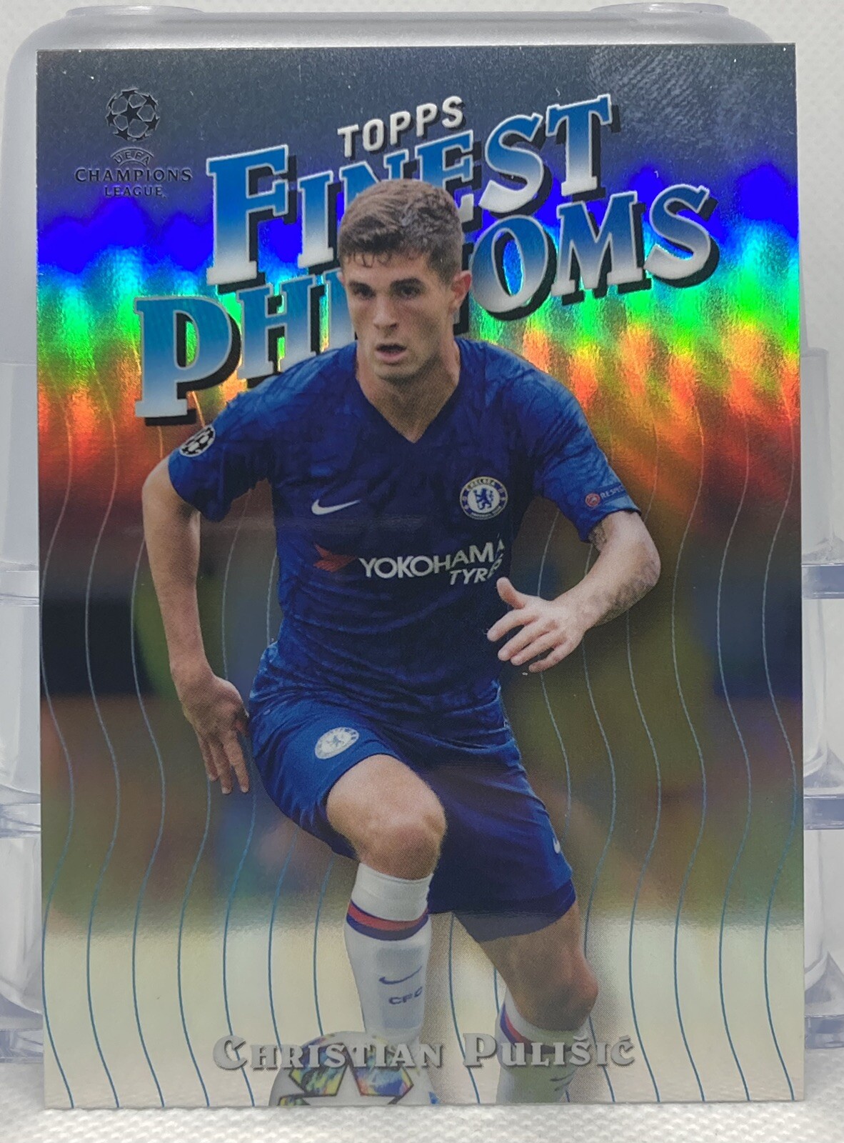 2019-20 Topps Finest UCL Finest Phenoms Christian Pulisic #FP-CP