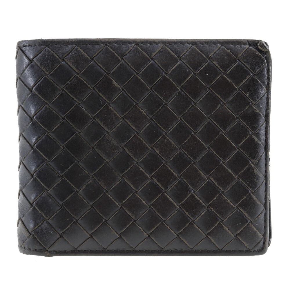 BOTTEGAVENETA Intrecciato wallet 193642-V4651 Brown Brown