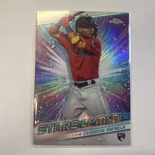 2024 Topps Series 2 Topps Chrome Stars of MLB Ceddanne Rafaela #CSMLB-48 ROOKIE