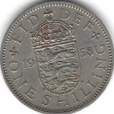 1958, 6 Pence, Elizabeth II, circulated (COIN, MONEY, COLLECTIBLE)