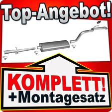 Auspuff für JEEP GRAND CHEROKEE II 2.7 CRD 163PS 4x4 +Rohr Auspuffanlage