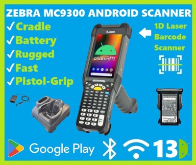 Zebra MC930B-GSCDG4NA Laser Barcode Scanner, Android 13, Alpha Numeric Keys!  