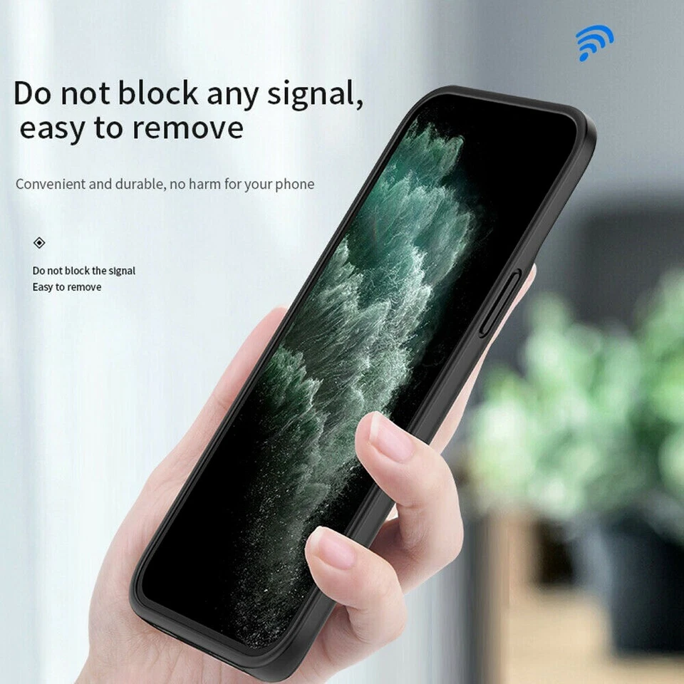 For iPhone 15 14 13 12 11 Pro Max Battery Charger Case Power Bank Charging Cover - Image 3 of 4