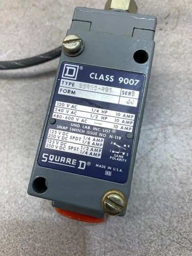NUEVO EN CAJA INTERRUPTOR LÍMITE CUADRADO D PESADO 9007 B54ECRB1 - Imagen 4 de 6