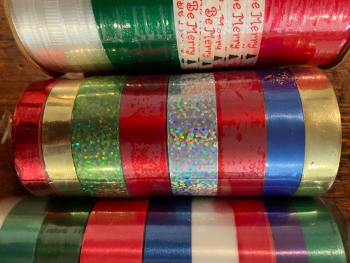 Lotto Carta Regalo Multicolore Natale NUOVA Sigillata 5 Rotoli - Foto 2 di 4