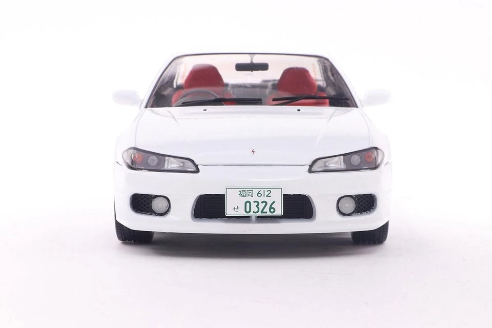 NISSAN SILVIA S15 Spec R Aero Aspen White 1999 Solido Die Cast 1/18 S1812201 - Immagine 2 di 4
