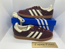 adidas Originals Samba OG ID0477 Maroon Cream White Gold Women's Size