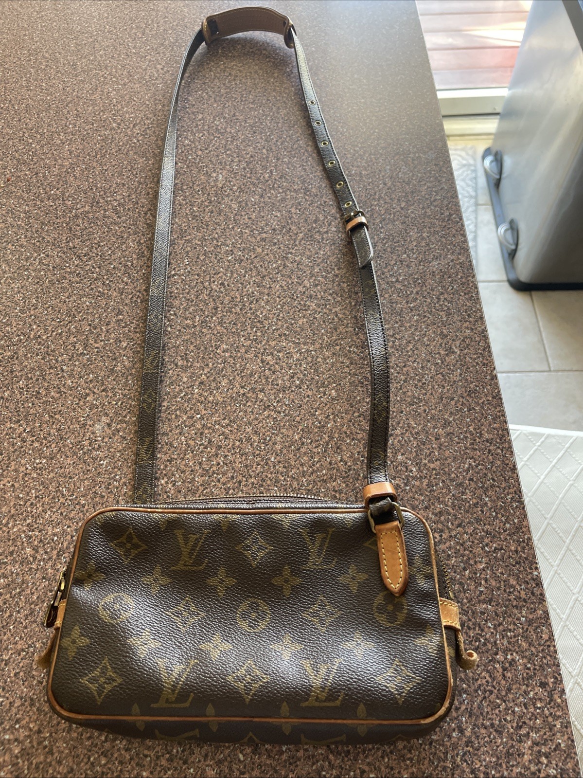 Authentic Louis Vuitton Monogram Crossbody Bag for Women