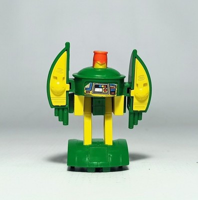 EL GRECO VTG 1984 TRANSFORMERS G1 MINI-BOT COSMOS SPACESHIP GREEK GREEN  VARIANT