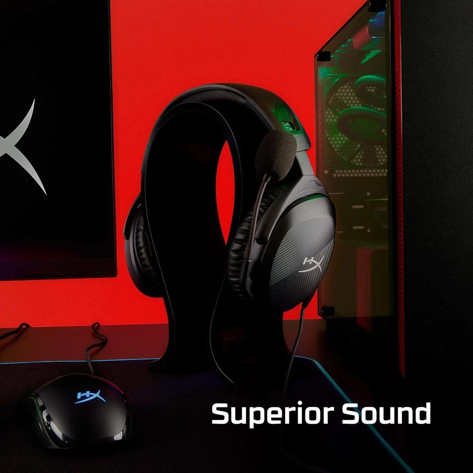 HyperX Cloud Stinger II, Cuffie da Gaming, Connessione Cablata a 3,5 mm, Audio I - Immagine 3 di 4