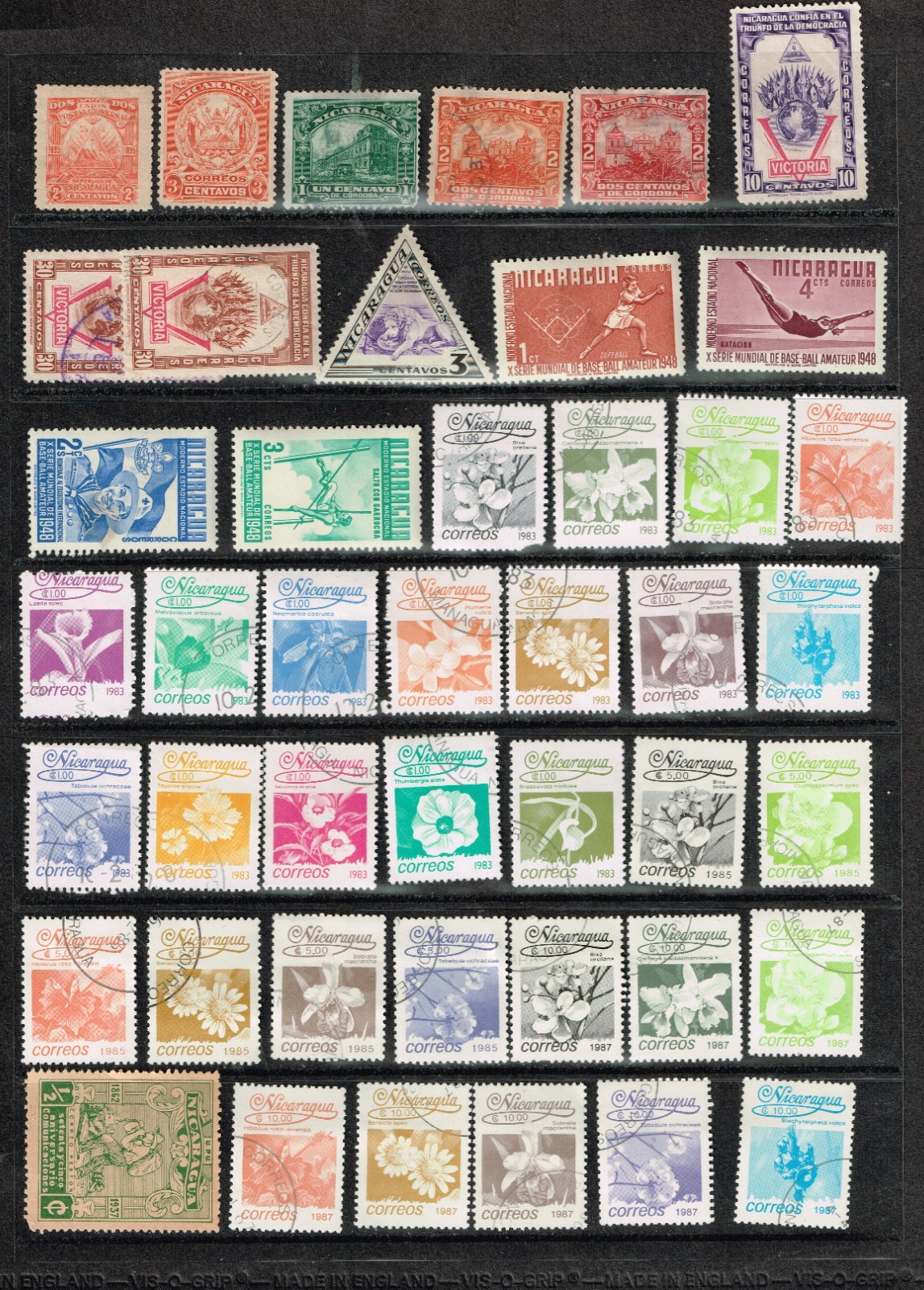 Nicaragua Collection of Used and Mint Stamps