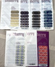 Lot of 7 Retired Jamberry Nail Wraps Awards N...