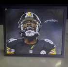 Antonio Brown Signed  Steelers Framed Photo BECKETT WITNESS Authentic COA NFL