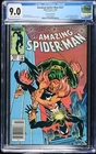 AMAZING SPIDER-MAN 257 CGC 9.0 NEWSSTAND "MARK JEWELERS" 1ST NED LEEDS HOBGOBLIN