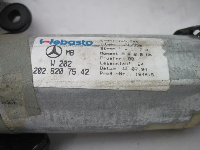 Used Sunroof Motor fits: 1995 Mercedes-benz Mercedes c-class Grade A - Изображение 3 из 4