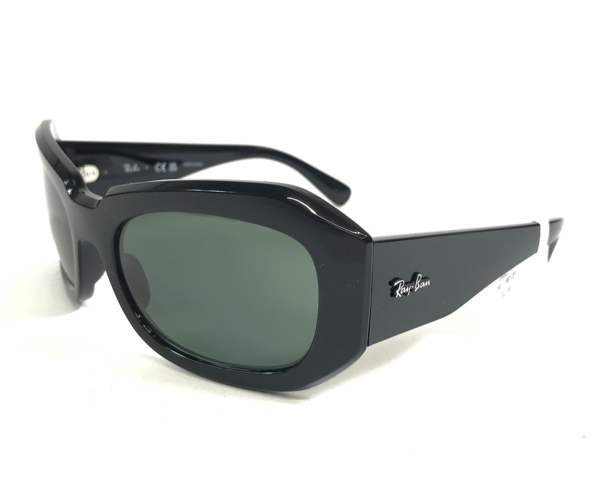 Ray-Ban Women’s Glossy Black Curved Frame Sunglasses Ray-Ban - Meta Skyler Gen 2 (Shiny Black | Polarized  main image 4