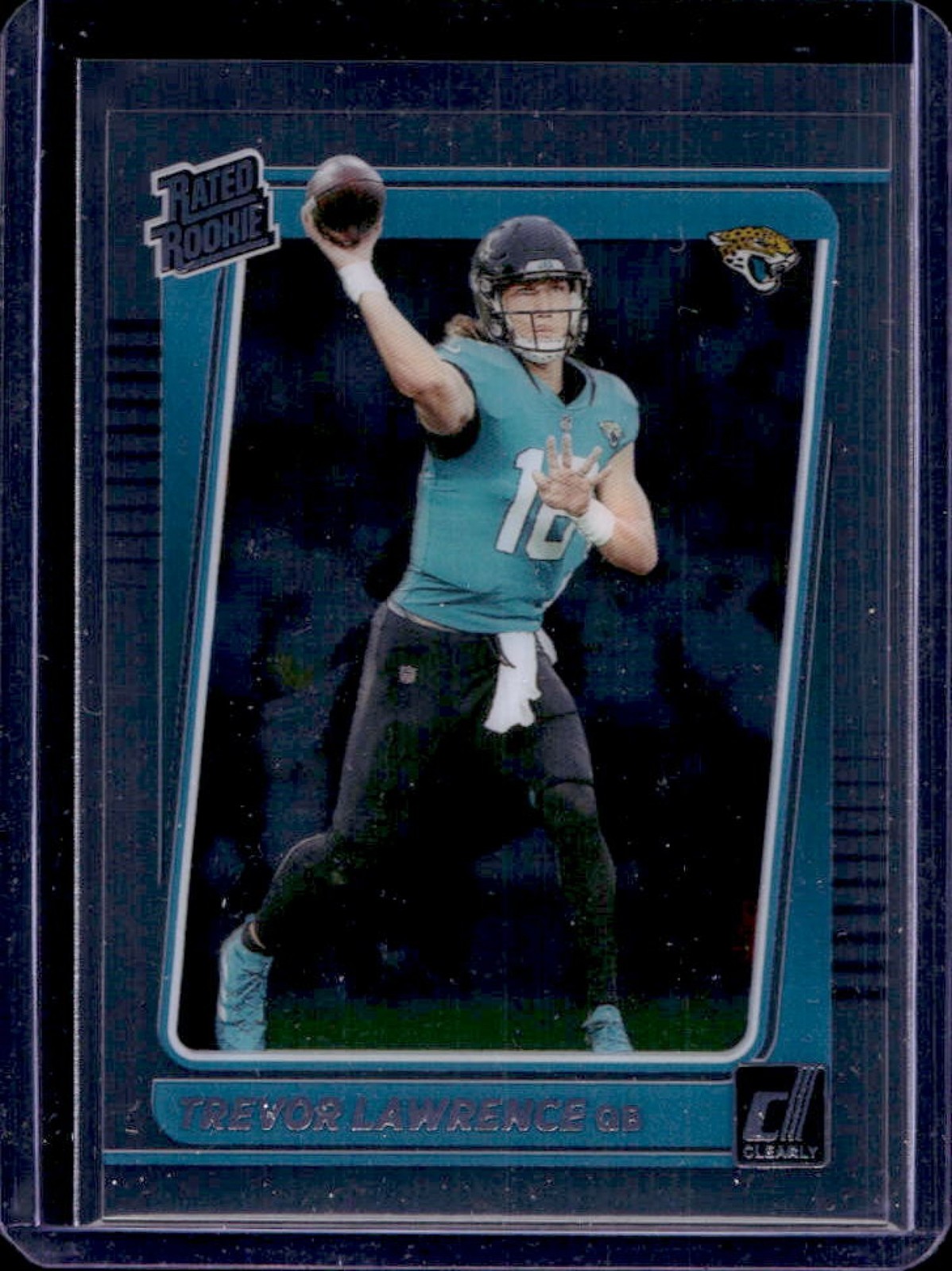 2021 Panini Clearly Donruss Trevor Lawrence Rookie RC #51 Jaguars