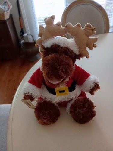 PBC Chantilly Lane Musical 10" Jethro the Reindeer Sings "Jingle Bell Rock" MINT - Picture 3 of 14