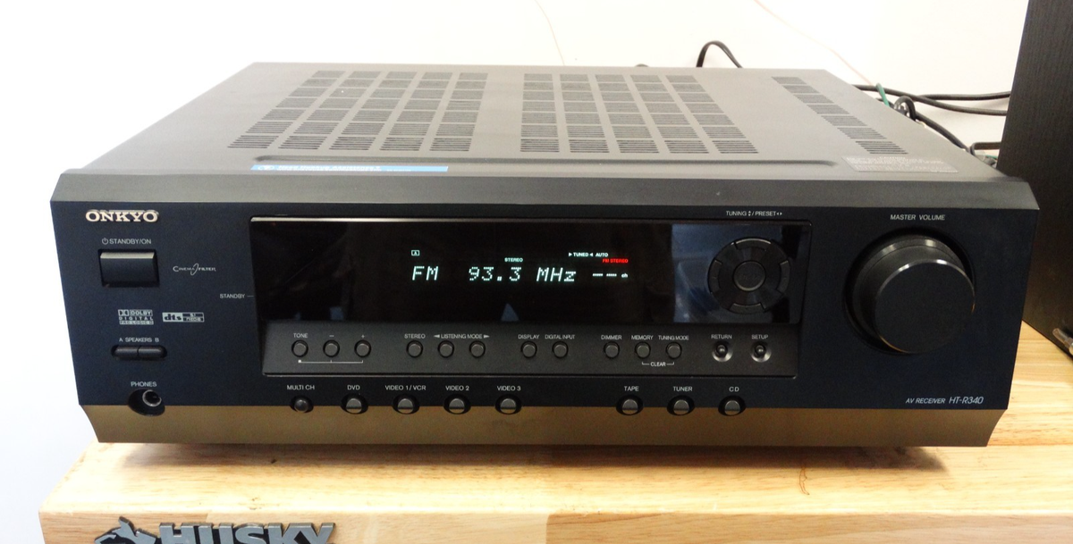 Onkyo HT-R340 Multi Channel Surround Sound AV Receiver No Remote