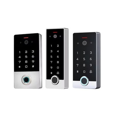 Tuya Visual Intercom Metal Fingerprint Keypad 125KHz EM Standalone Access Contro