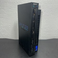 Sony PlayStation 2 PS2 FAT Console only Black SCPH-39001 WORKING Missing Cd Cove