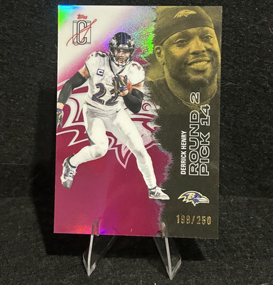 Topps 2025 Signature Class Derrick Henry Baltimore Ravens Round 2  /250