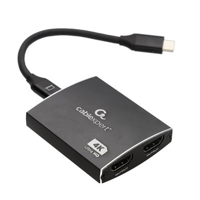 USB Typ C auf 2 Port 4K HDMI Splitter & AUX Adapter Kabel Spiegel oder Verlängerungsmodus