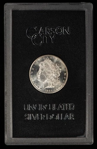 1884-CC $1 Morgan Dollar - Proof-Like Carson City GSA - OGP CoA - SKU-B5375