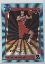 2021-22 Panini Donruss Rated Rookie Holo Teal Laser Alperen Sengun #219 0x49