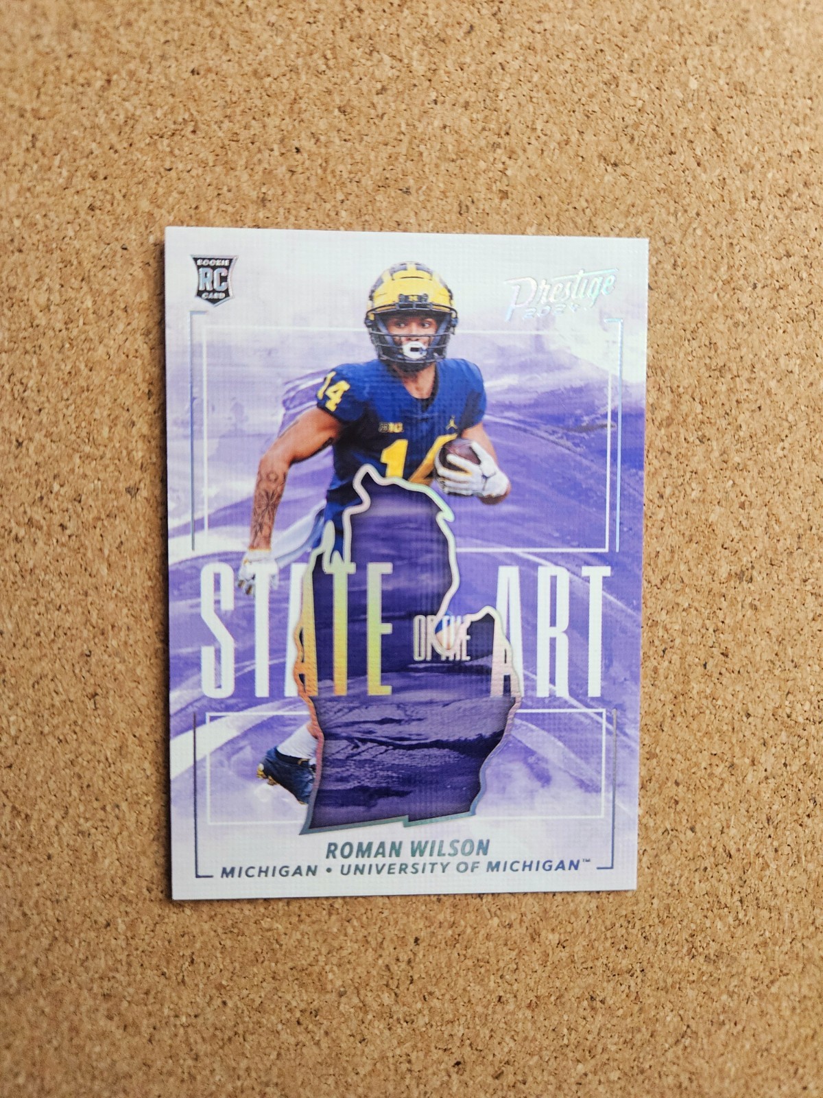 2024 Panini Prestige State of the Art Roman Wilson (RC) #SA-RWL Case Hit 🎯