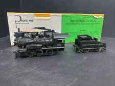 Pacific Pike HO Brass Chesapeake Ohio #30 0-6-0 Steam Switcher Locomotive  B.11