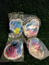 Disney's The Little Mermaid "Complete 4 Toy Set" NIP Burger King 1993