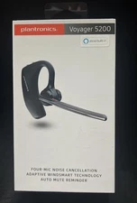 Plantronics Poly Voyager 5200 Wireless Headset - SingleEar Bluetooth, New Sealed