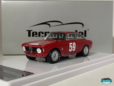 TECNOMODEL 1/43 ALFA ROMEO GIULIA 1600 SPRINT GTA #59 TOUR DE CORSE 1965 TM43-27